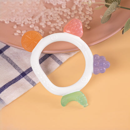 Silicone Fruit Shape Baby Teether Toy 2 Pack 2