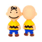 Silicone 3D Focal Beads Smiling Boy Figure Standing Pose
