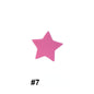 50pcs Silicone Focal Beads Star Flat Shape 8