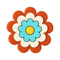 Silicone Focal Beads Bohemian Seven Flowers Layered Petal Detail 14