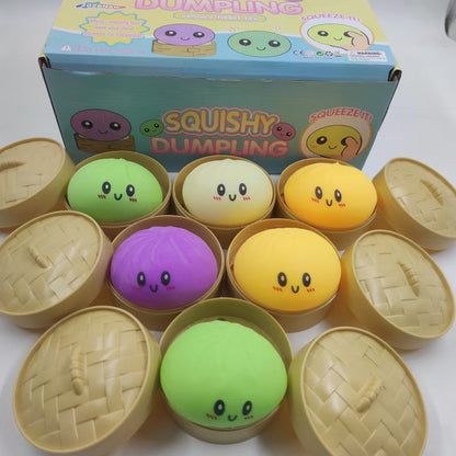 TPR Squishy Steamed Stuffed Bun Sensory Toy 