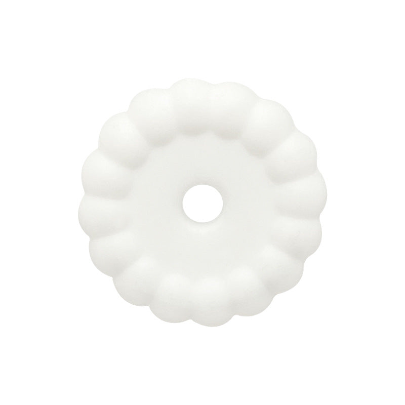 50pcs 12mm 15mm Solid Color Silicone Disc Spacer Beads DIY Craft Supplies 6
