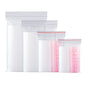 500pcs Transparent Ziplock PE Plastic Resealable Bags for Storage