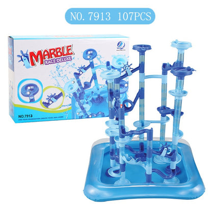 Plastic Marble Run Water Playing Educational Toy 16.5cm 10