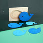 Multi-Layer Wooden Montessori Toys Animal Board Puzzle 15x10x1cm 6