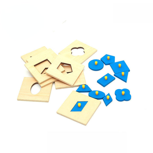 Wooden Shape Sorter Montessori Toys for Toddlers