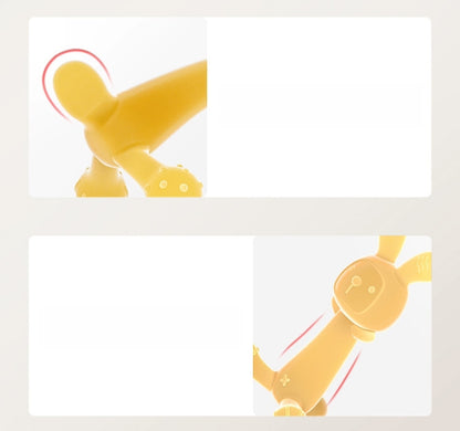 Silicone Rabbit Baby Teether Toy Set of 3 for Babies 5