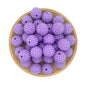 50pcs Rhinestone Bubblegum Acrylic Beads Transparent Rhinestone Embellished 8