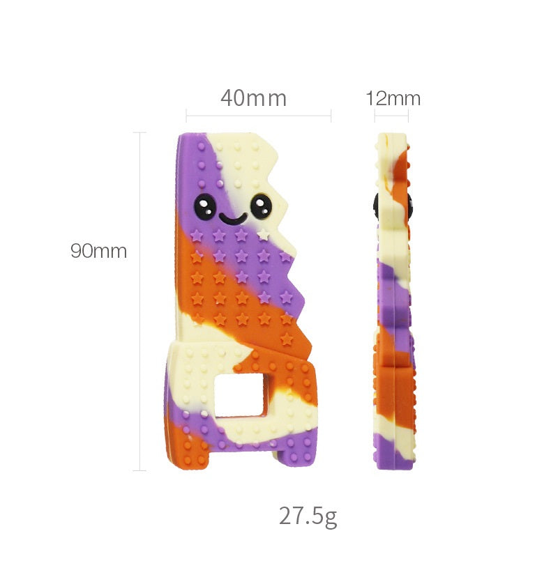 Silicone Baby Teether Tools Set Hammer Wrench Scissors Saw Nut 6