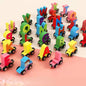 Wooden Building Blocks Magnetic Digital Letters Educational Toy Car 7
