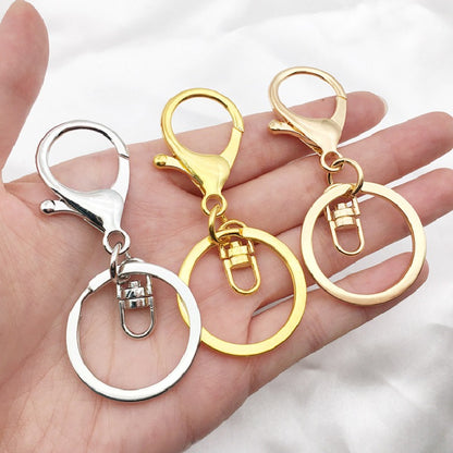 Zinc Alloy Lobster Buckle Keychain Durable Metal Accessory 2