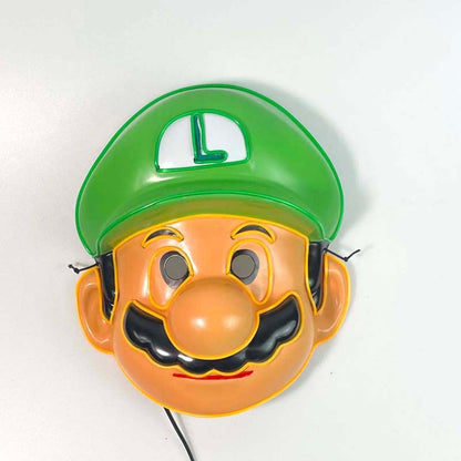 Mario LED Light Up Mask Party Favor Plastic 2
