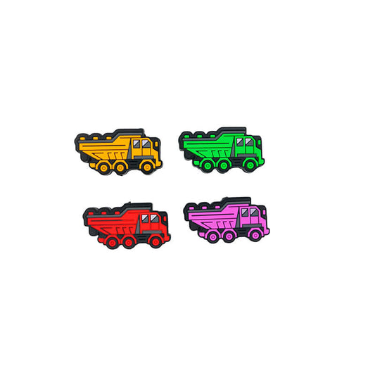 Silicone Focal Beads Four Color Engineering Transporter Vehicle Design