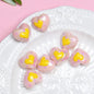 2pcs Light In The Dark Heart Acrylic Beads DIY Bracelet Making 8