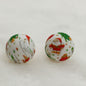 10pcs Silicone Focal Beads Christmas Snowman Tree Stocking Set 17