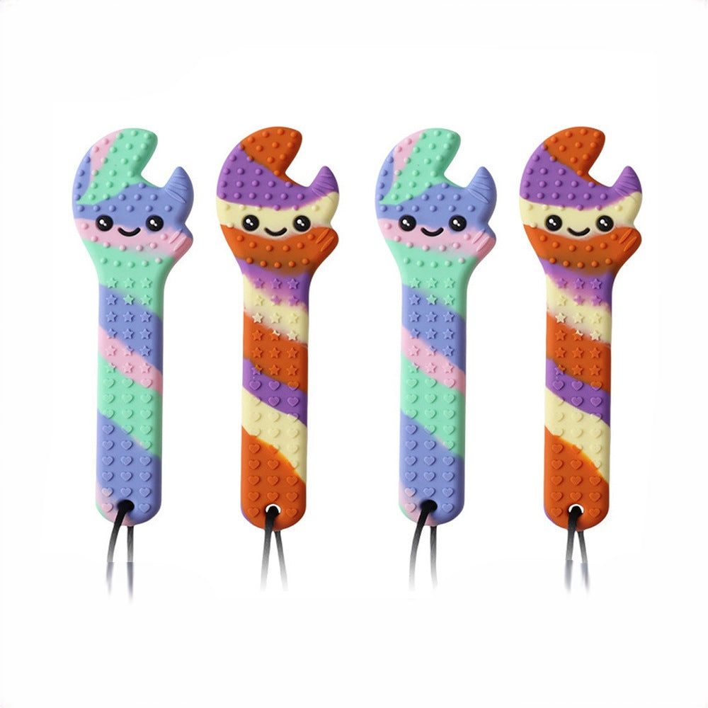 Silicone Baby Teething Toy Large Wrench Shape for Infant