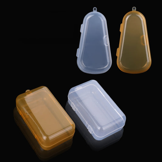Transparent Plastic Storage Case Teething Toy Organizer for Baby