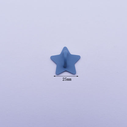 Star Moon Bow Metal Phone Finger Grip Hook Ring Holder Stand with Adhesive 10