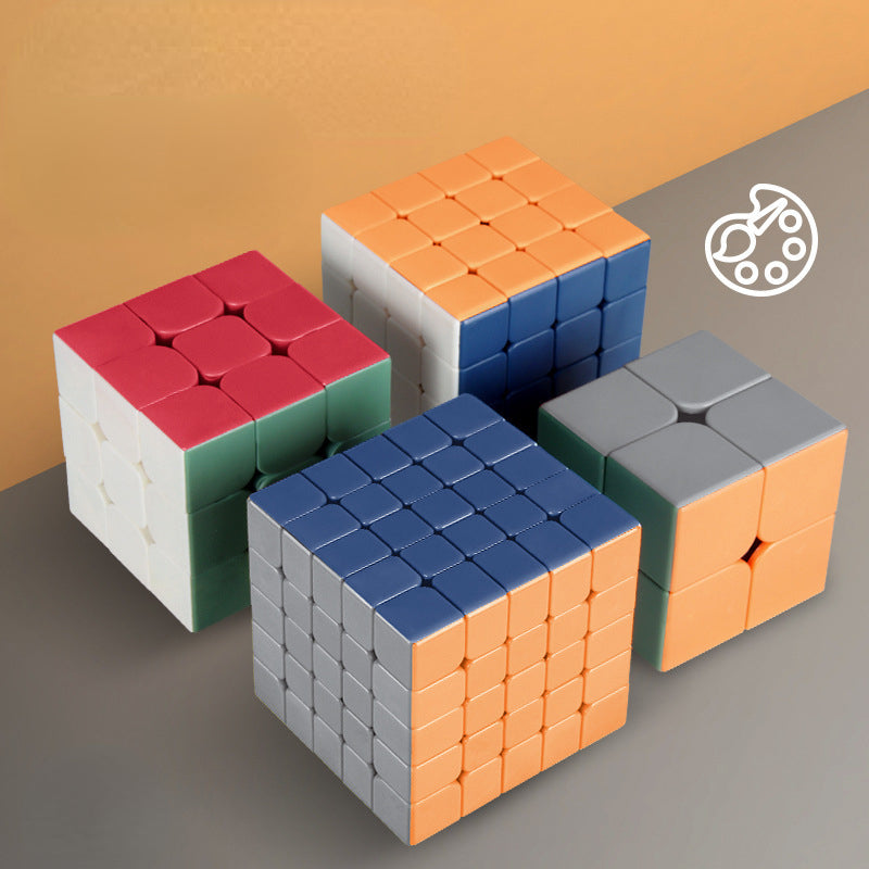 Plastic Fidget Cube Morandi Colored Rubik's Cube Puzzle 2