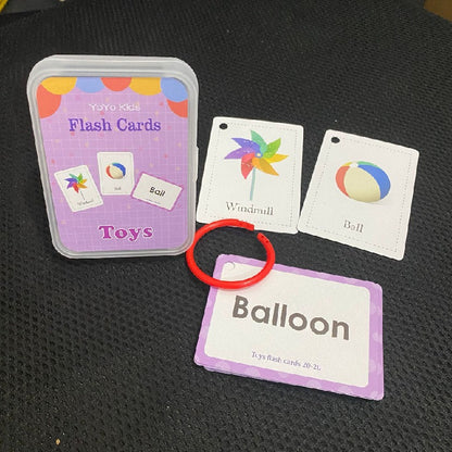 Educational Flash Cards Learning Toy Paper 63x88mm 4