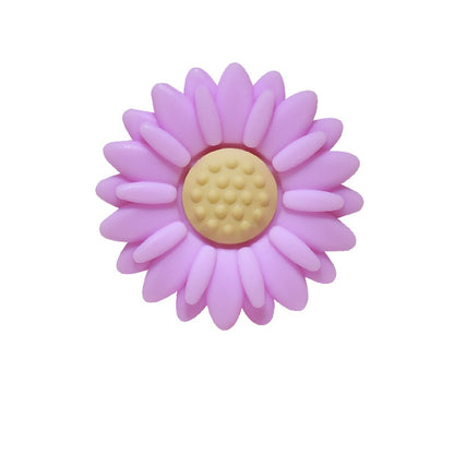 50pcs Silicone Focal Beads Daisy Flower Variety of Colors Design 8