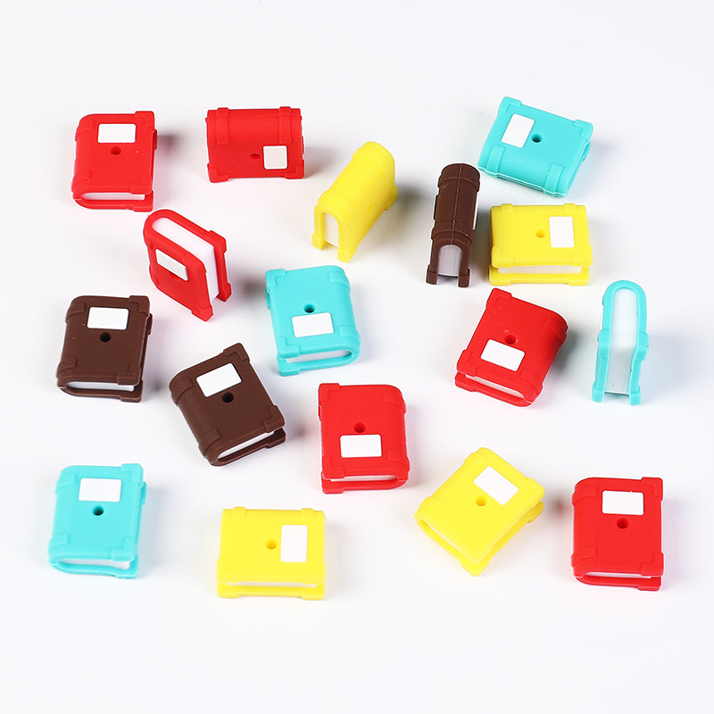 20Pcs Silicone 3D Focal Beads Color Book With Cover Design 5