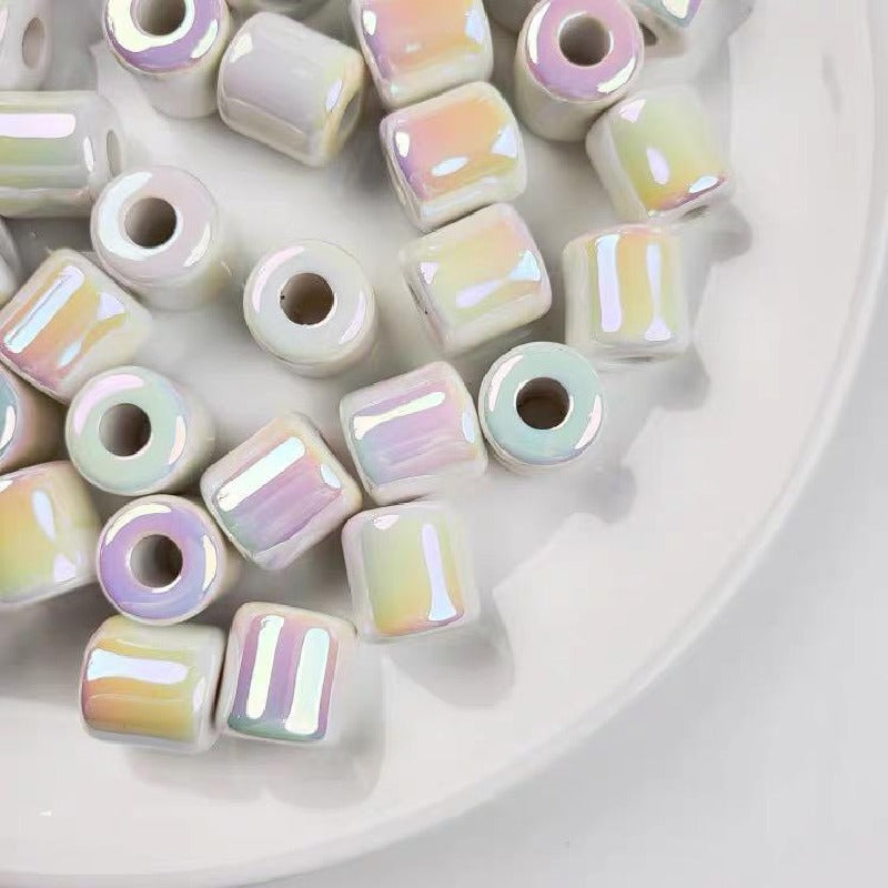 10pcs 16mm Tube Acrylic Beads Jewelry Making Craft Supplies 3