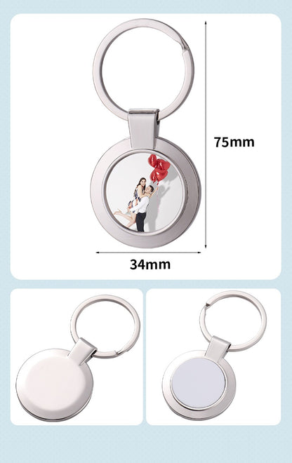 Metal Sublimation Keychain Blank for DIY Photo Customization 15