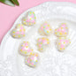 2pcs Light In The Dark Heart Acrylic Beads DIY Bracelet Making 10