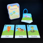 Educational Flash Cards Learning Toy Paper 63x88mm 12