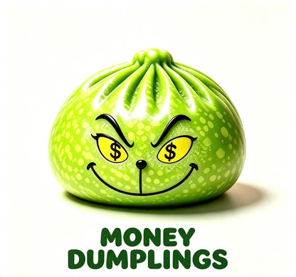Grinch Christmas Dumpling Squishy TPR Gel Sensory Squeeze Toy 6