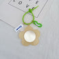 Acrylic Cartoon Bear Mirror Keychain Cute Charm Accessory 7