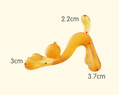 Silicone Kitten Shaped Teething Toy for Baby 4