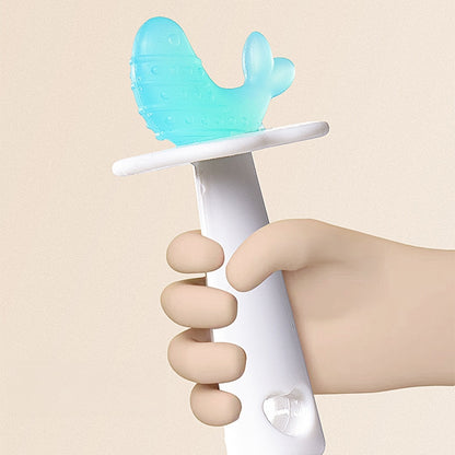 Strawberry and Dolphin Silicone Teething Toy for Baby 3