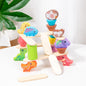 Wooden Dinosaur Building Blocks Balanced Assembly Educational Toy 7