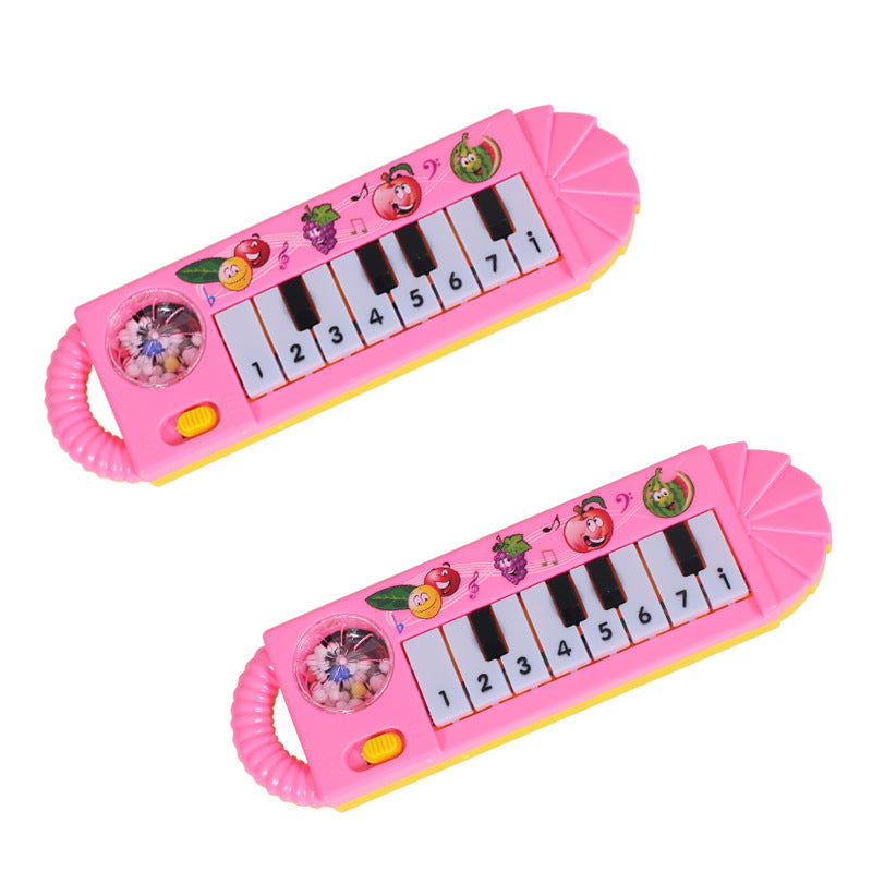 Plastic Kids Musical Instrument Small Size Electronic Keyboard 4
