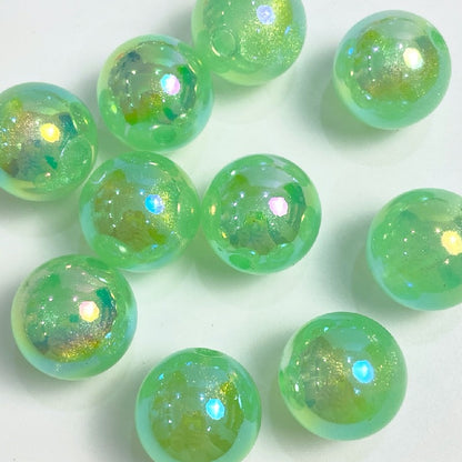 50pcs 16mm Glow in Dark Round Acrylic Beads for Jewelry Making 8