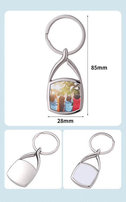 Metal Sublimation Keychain Blank for DIY Photo Customization 19