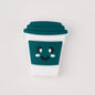 20pcs Silicone Focal Beads Smile Cup Front Facing Design 3