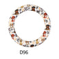 65mm Printed Silicone Beads Rings 45
