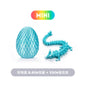 3D Printed Chinese Loong Dragon Egg Decoration Gift 22cm