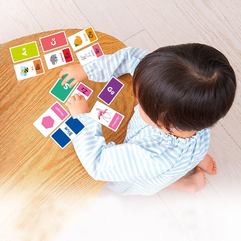 Educational Paper Flash Cards Learning Colors Numbers Shapes for Toddlers 4