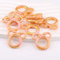2Pcs 34x37mm Deep UV Color Plated Mickey Ring Head Acrylic Beads 14