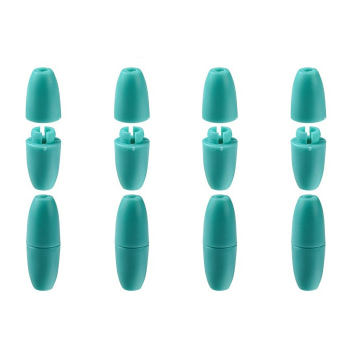 100pcs Food Grade PP Breakaway Safety Clasps Bead Barrel Connectors 14