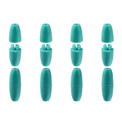 100pcs Food Grade PP Breakaway Safety Clasps Bead Barrel Connectors 14