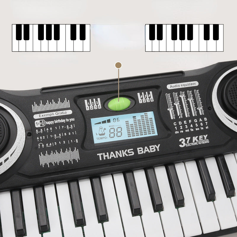 Plastic Kids 37 Key Electronic Keyboard Musical Instrument Toy 2