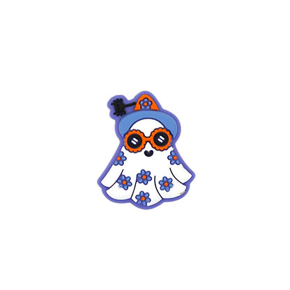 20Pcs Silicone Focal Beads Halloween Cute Ghost Gone With The Wind