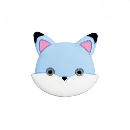 Silicone Focal Beads Animal Baby Fox Front Facing 8