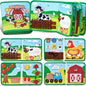 Felt Busy Board Montessori Toy Early Education Farm for Toddlers 2