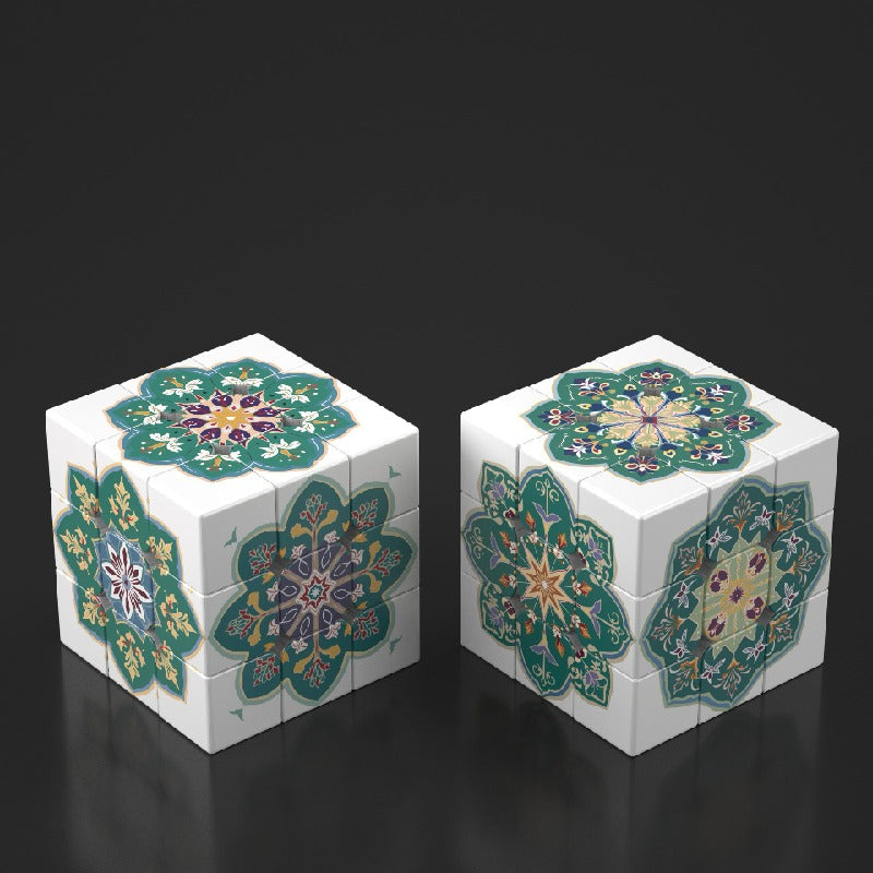 Plastic Zodiac Magic Fidget Cube Puzzle Toy 5.7cm 33